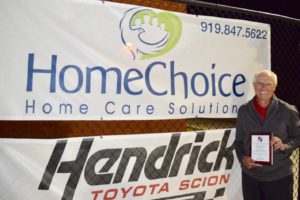 HomeChoice Owner Receives Plaque from AFHS Patriots Athletic Club