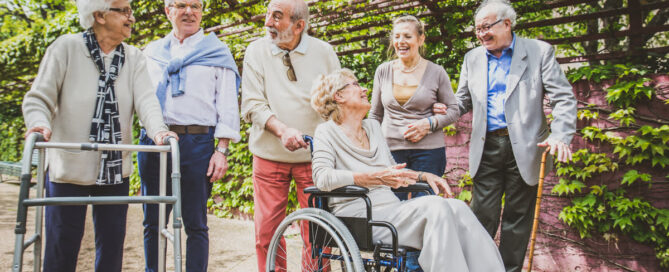 Socially active seniors