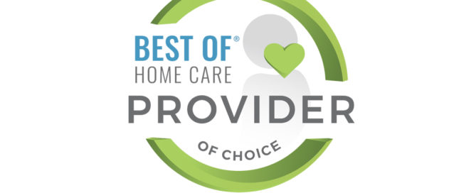 Best of Home Care Provider of Choice 2020 by Home Care Pulse