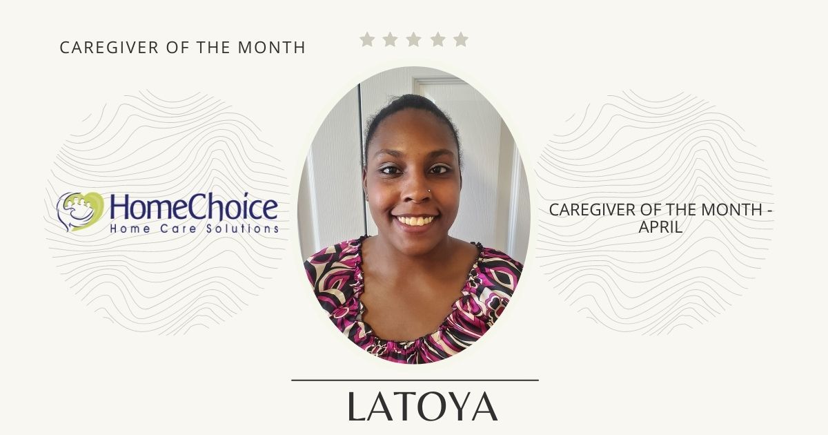 A picture of Latoya - Caregiver of the Month