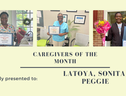 Caregivers of the Month – Quarterly Round-Up