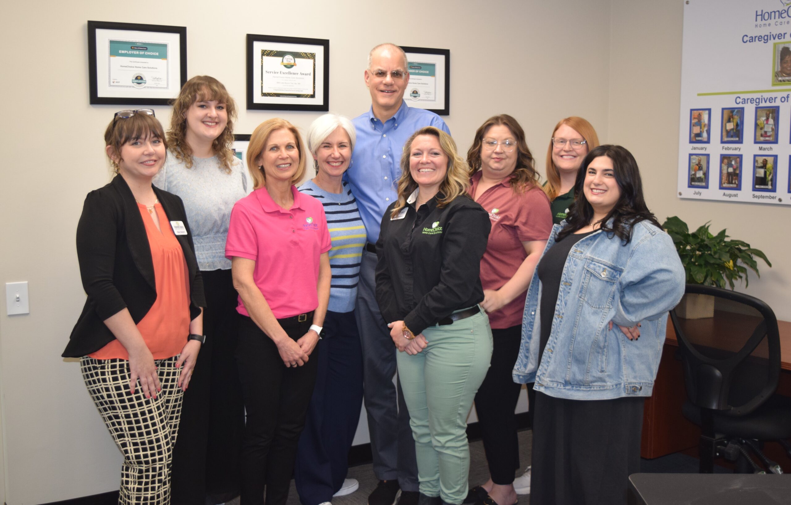 Team Pic 2 Jan 2025 HomeChoice Home Care Team