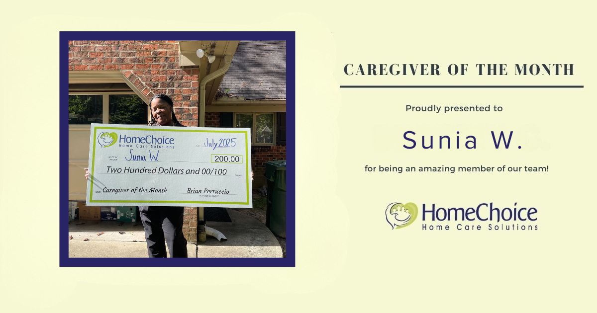 home care, caregiver of the month