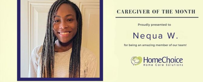 Caregiver of the Month November. Home care hero!