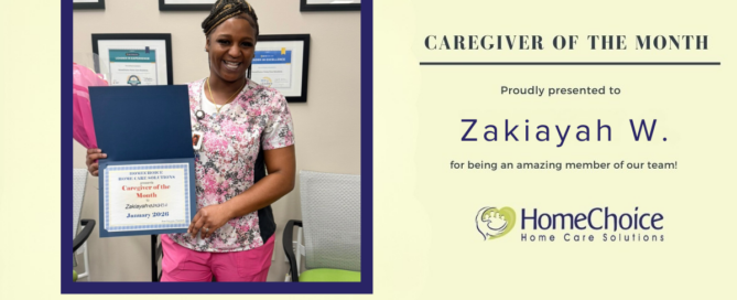 Caregiver of the Month January
