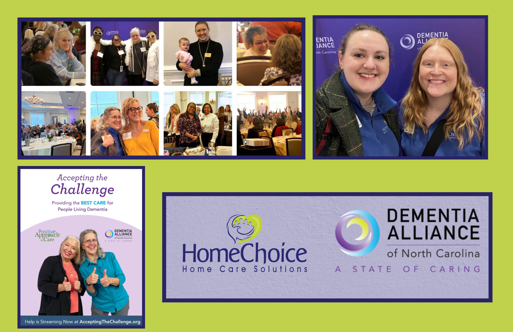 Our team joined care partners, families, and dementia experts at the Dementia Alliance of North Carolina Care Partner Conference to strengthen our knowledge and commitment to compassionate, person-centered dementia care.