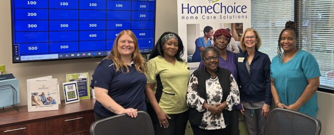 Caregiver self-care in service home care