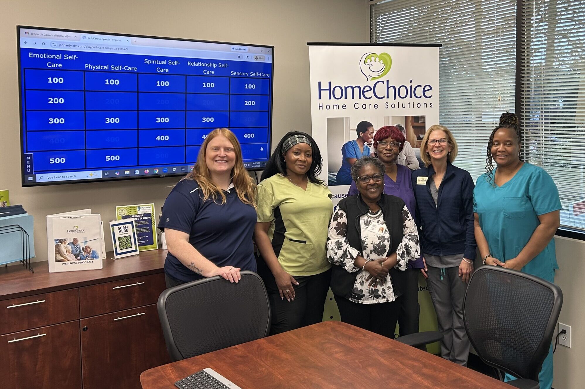 Caregiver self-care in service home care