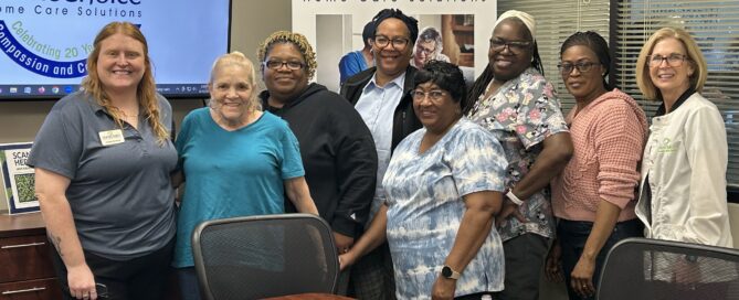 Caregiver self-care in service home care