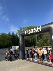 All smiles at the starting line!