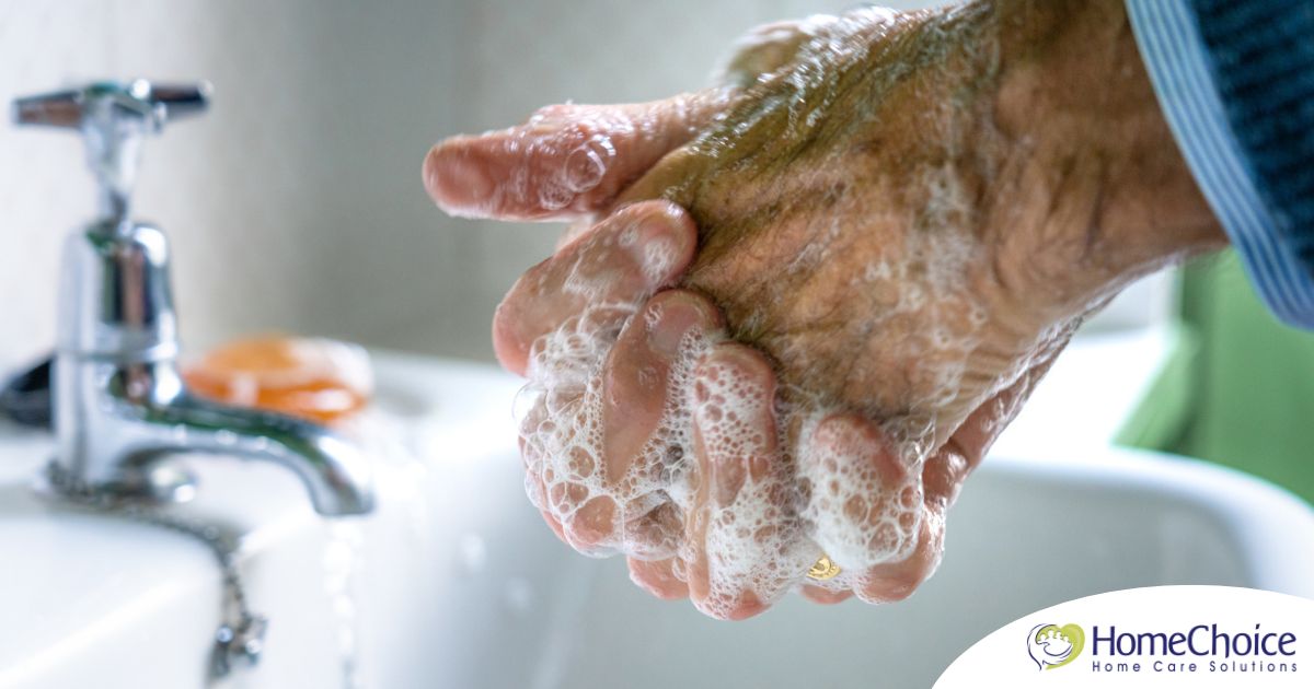 Small daily habits like hand washing support infection prevention in seniors.