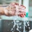 Observing hand hygiene as a part of caregiver wellness during flu season.