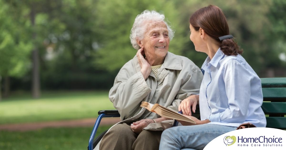 A companion caregiver fights depression in seniors through home care