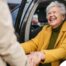 A loved one benefits from senior transportation services.